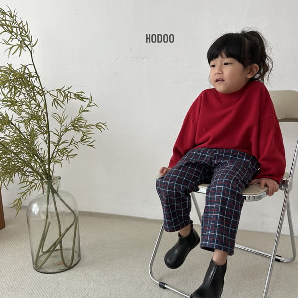 HODOO - Korean Children Fashion - #Kfashion4kids - Rose Check Pants - 2
