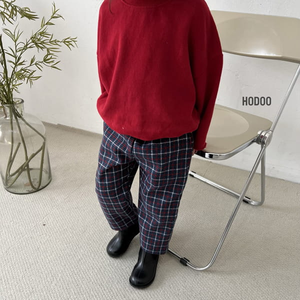 HODOO - Korean Children Fashion - #Kfashion4kids - Rose Check Pants - 4