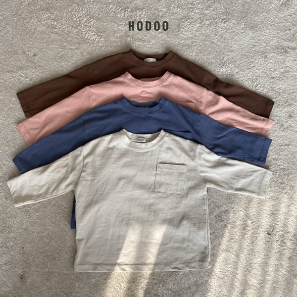 HODOO - Korean Children Fashion - #Kfashion4kids - Leno Pocket Tee