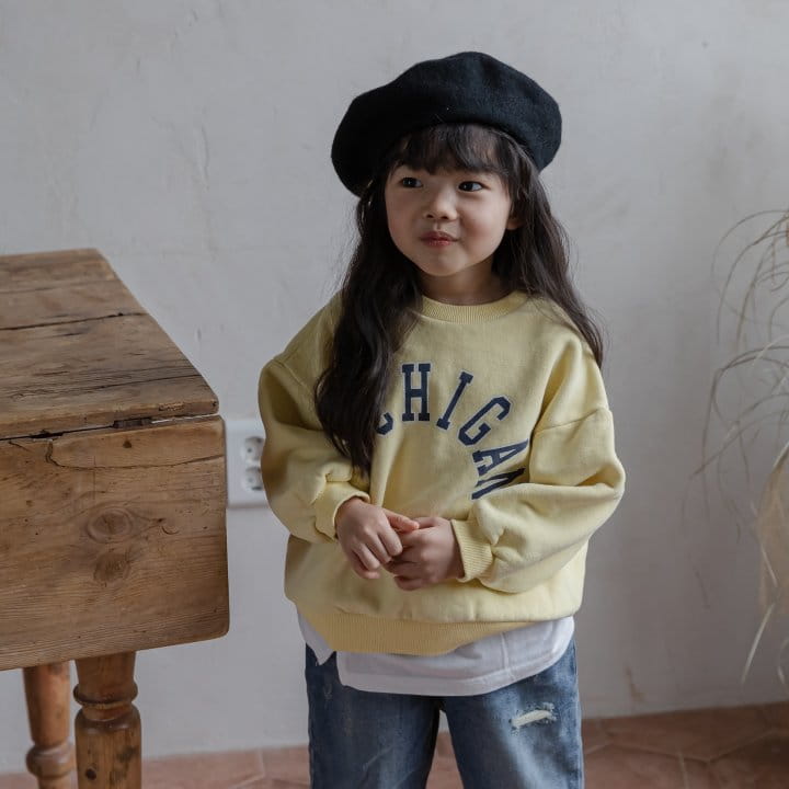 HONEYBEE - Korean Children Fashion - #Kfashion4kids - Michigan Sweatshirt - 2