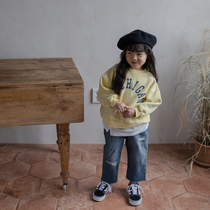 HONEYBEE - Korean Children Fashion - #Kfashion4kids - Michigan Sweatshirt - 3