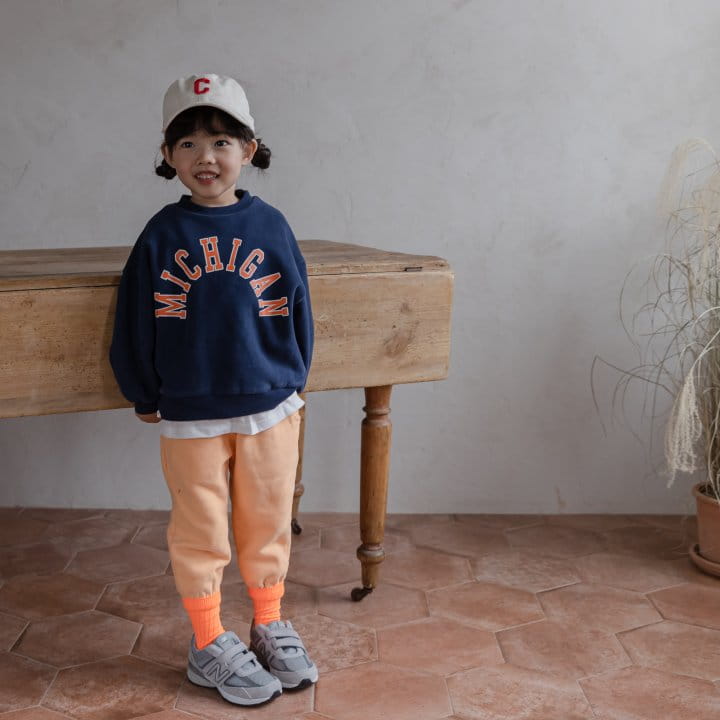 HONEYBEE - Korean Children Fashion - #Kfashion4kids - Michigan Sweatshirt - 9