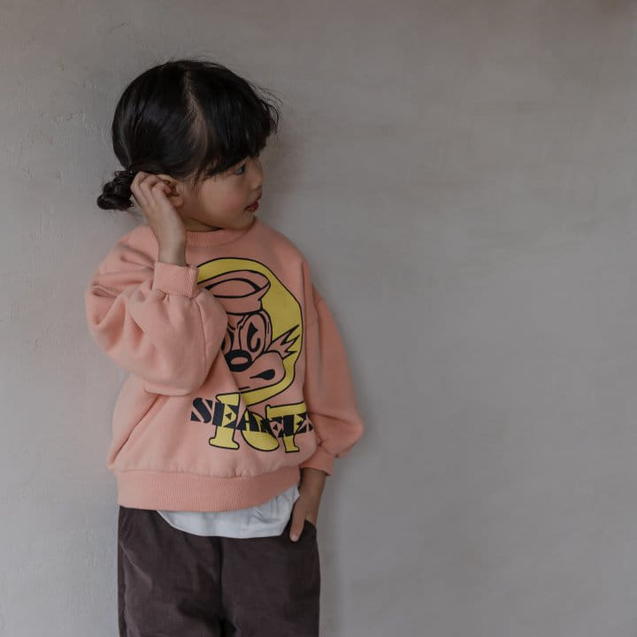 HONEYBEE - Korean Children Fashion - #Kfashion4kids - Monkey Sweatshirt - 5