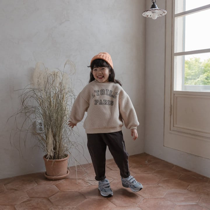 HONEYBEE - Korean Children Fashion - #Kfashion4kids - Loose Fit Fleece Pants - 2