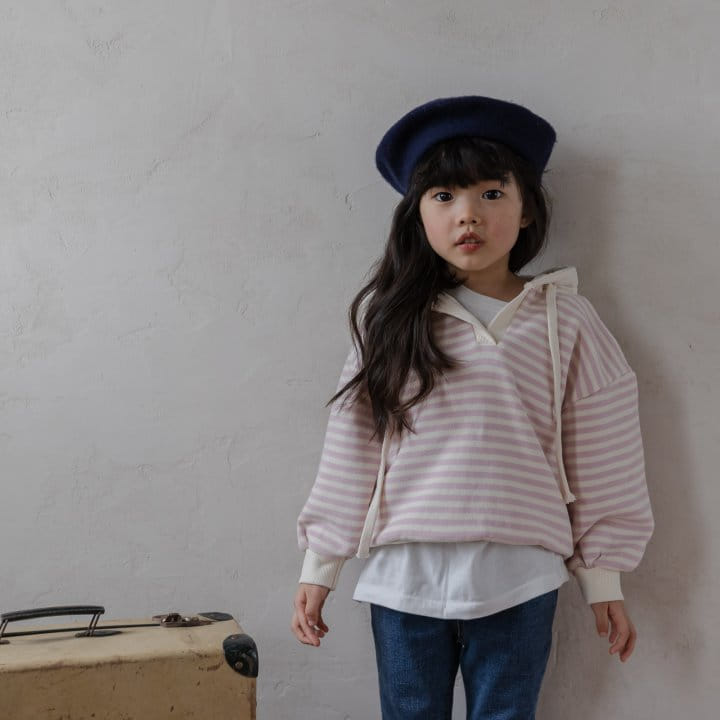 HONEYBEE - Korean Children Fashion - #Kfashion4kids - Stripes Hoody - 11