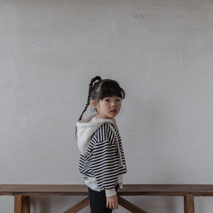 HONEYBEE - Korean Children Fashion - #Kfashion4kids - Stripes Hoody - 2