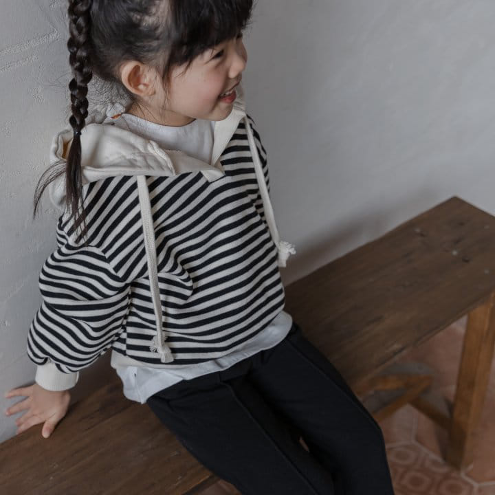 HONEYBEE - Korean Children Fashion - #Kfashion4kids - Stripes Hoody - 6