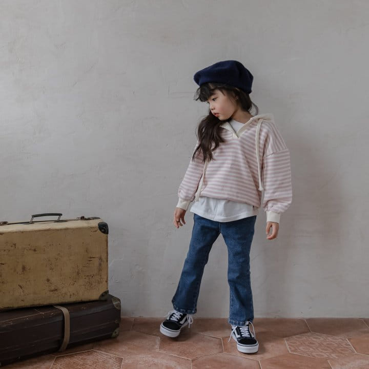 HONEYBEE - Korean Children Fashion - #Kfashion4kids - Stripes Hoody - 9