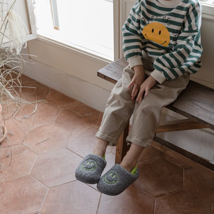 HONEYBEE - Korean Children Fashion - #Kfashion4kids - Stripes Smile Sweatshirt - 9