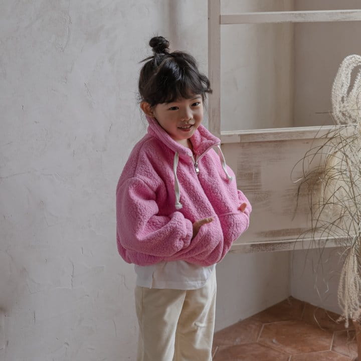 HONEYBEE - Korean Children Fashion - #Kfashion4kids - Pual Zip-up FleeceJumper - 2