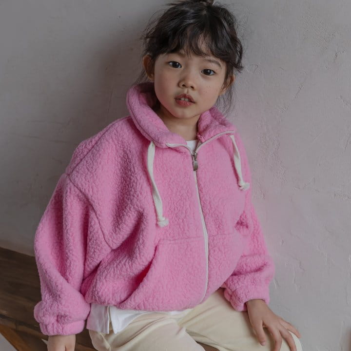 HONEYBEE - Korean Children Fashion - #Kfashion4kids - Pual Zip-up FleeceJumper - 8