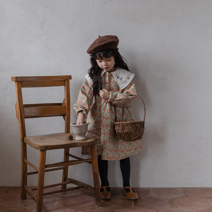 HONEYBEE - Korean Children Fashion - #Kfashion4kids - Bonding Flower One-piece
