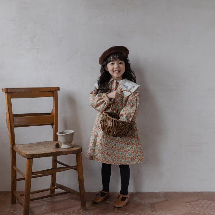 HONEYBEE - Korean Children Fashion - #Kfashion4kids - Bonding Flower One-piece - 2