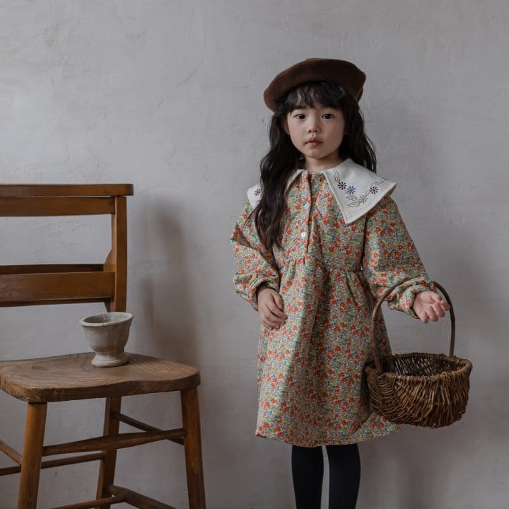 HONEYBEE - Korean Children Fashion - #Kfashion4kids - Bonding Flower One-piece - 6