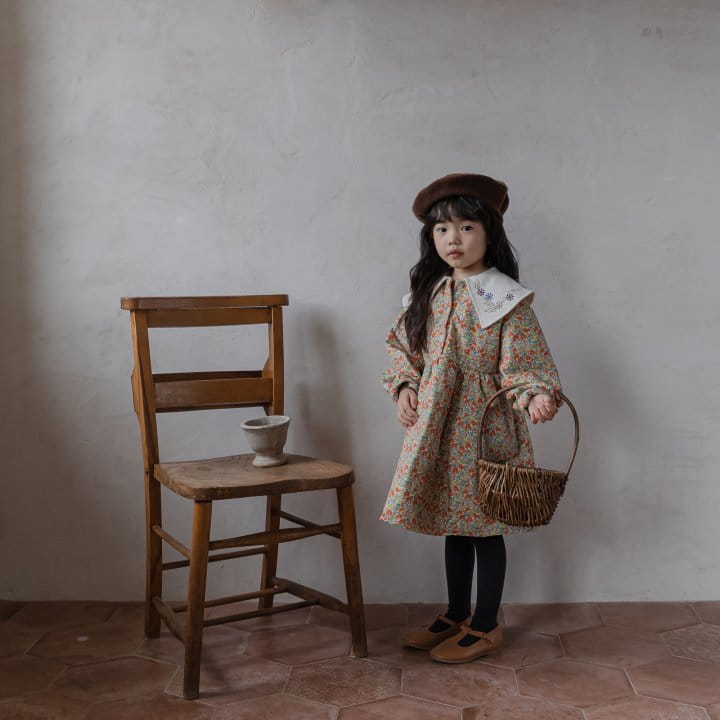 HONEYBEE - Korean Children Fashion - #Kfashion4kids - Bonding Flower One-piece - 7