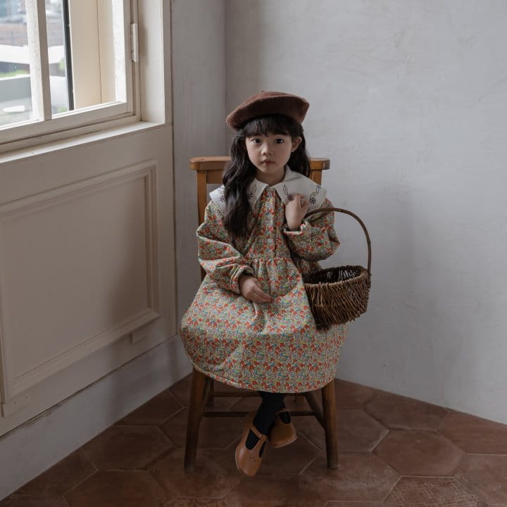 HONEYBEE - Korean Children Fashion - #Kfashion4kids - Bonding Flower One-piece - 9