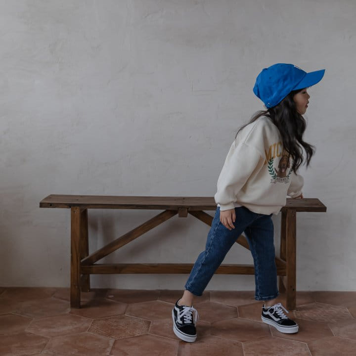 HONEYBEE - Korean Children Fashion - #Kfashion4kids - Denim Basic Fleece Pants - 10