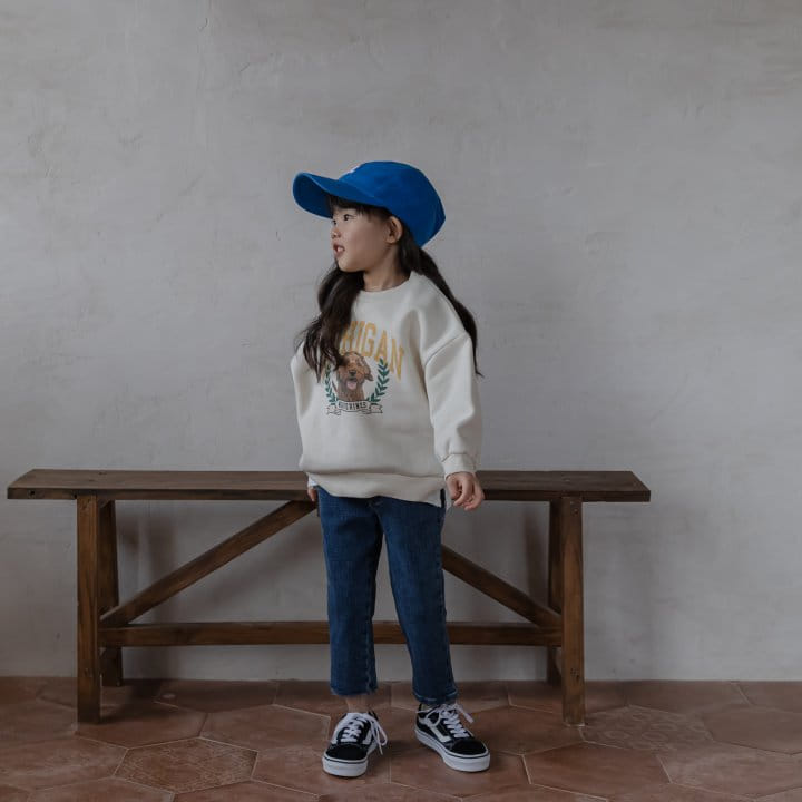 HONEYBEE - Korean Children Fashion - #Kfashion4kids - Denim Basic Fleece Pants - 12