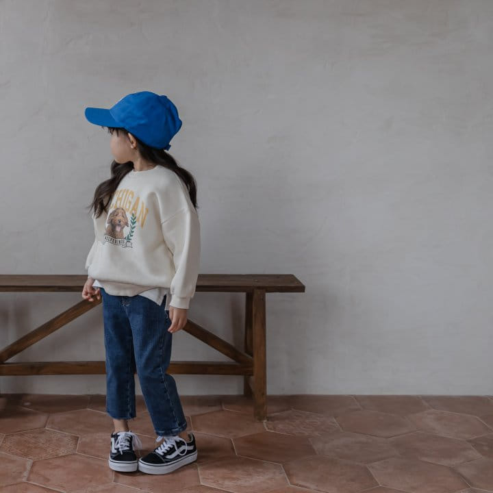 HONEYBEE - Korean Children Fashion - #Kfashion4kids - Denim Basic Fleece Pants - 6