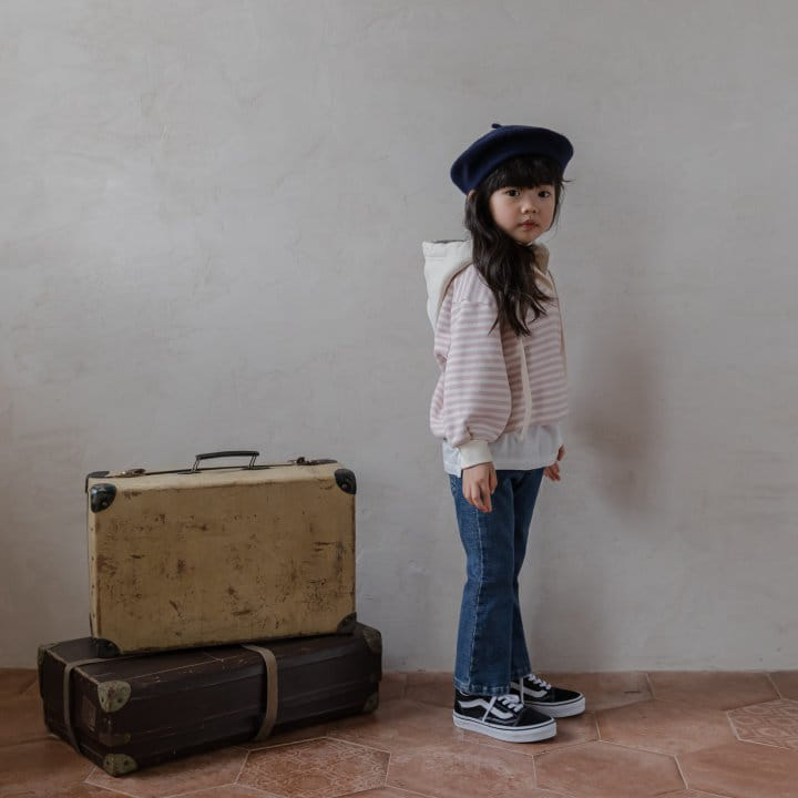 HONEYBEE - Korean Children Fashion - #Kfashion4kids - Denim Fleece Wide Pants - 3