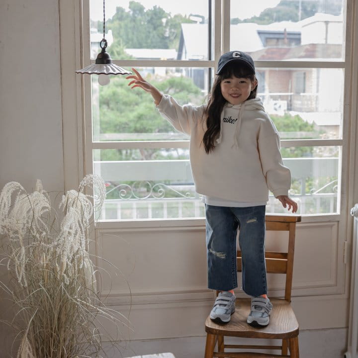 HONEYBEE - Korean Children Fashion - #Kfashion4kids - Denim Vintage Fleece Pants