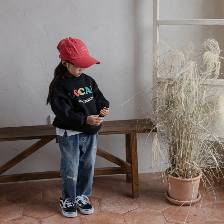 HONEYBEE - Korean Children Fashion - #Kfashion4kids - Denim Vintage Fleece Pants - 10