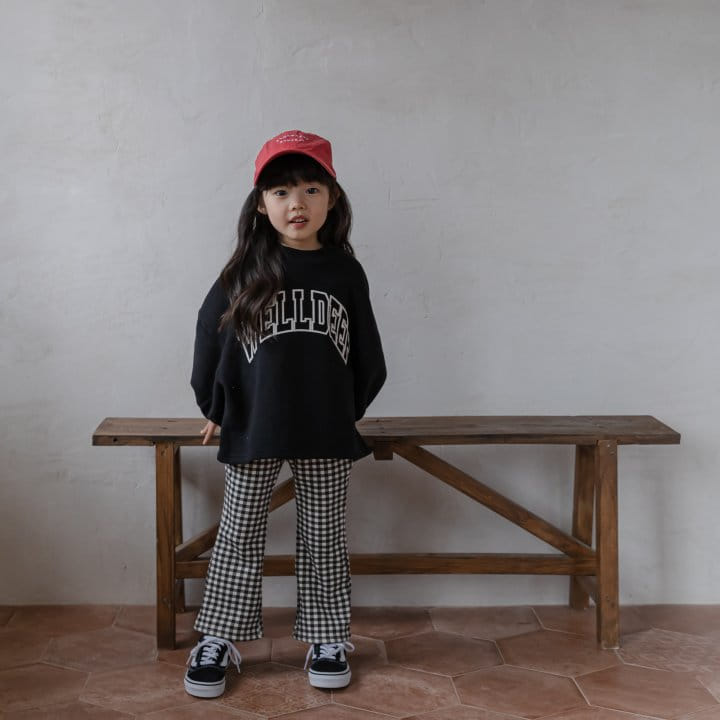 HONEYBEE - Korean Children Fashion - #Kfashion4kids - Mink Chess Wide Pants - 4
