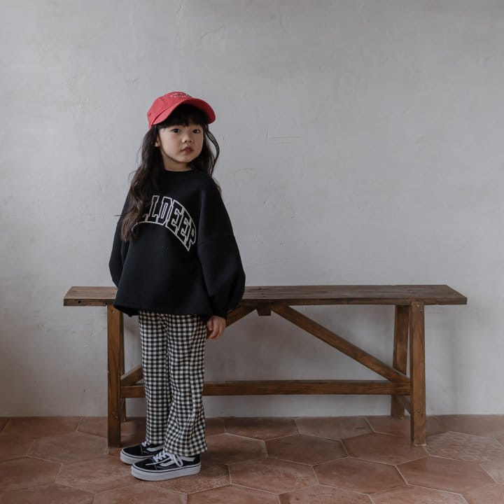 HONEYBEE - Korean Children Fashion - #Kfashion4kids - Mink Chess Wide Pants - 8