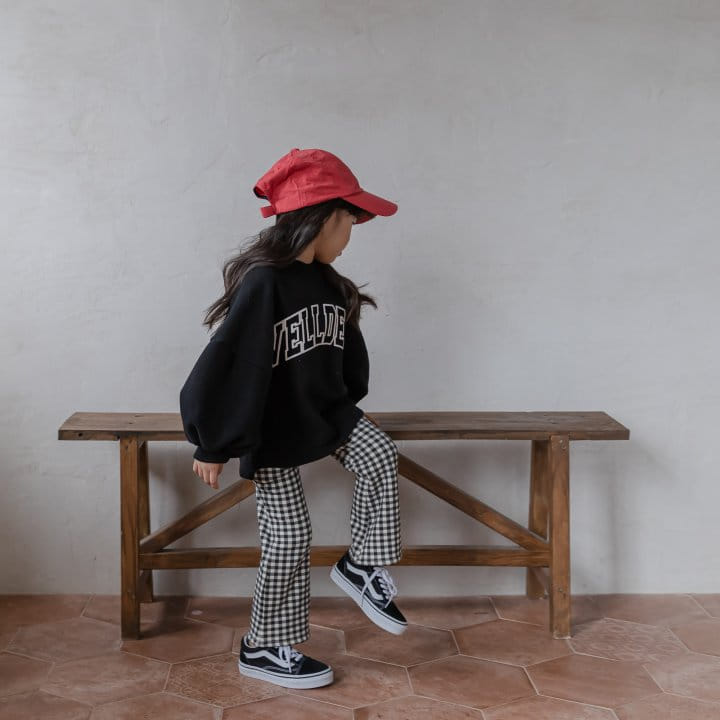 HONEYBEE - Korean Children Fashion - #Kfashion4kids - Mink Chess Wide Pants - 9
