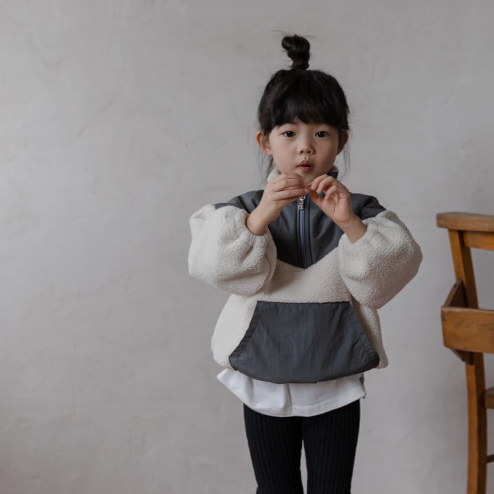 HONEYBEE - Korean Children Fashion - #Kfashion4kids - Color Fleece Sweatshirt - 10