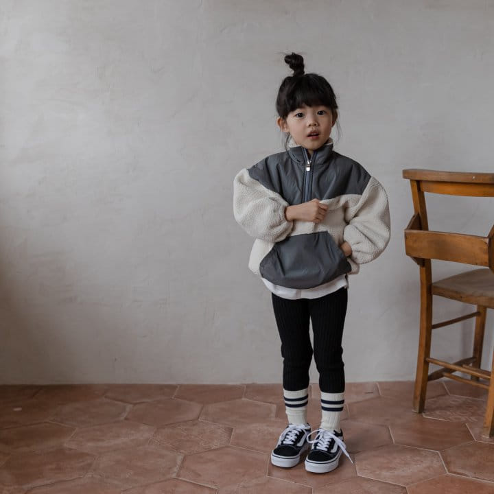 HONEYBEE - Korean Children Fashion - #Kfashion4kids - Color Fleece Sweatshirt - 11
