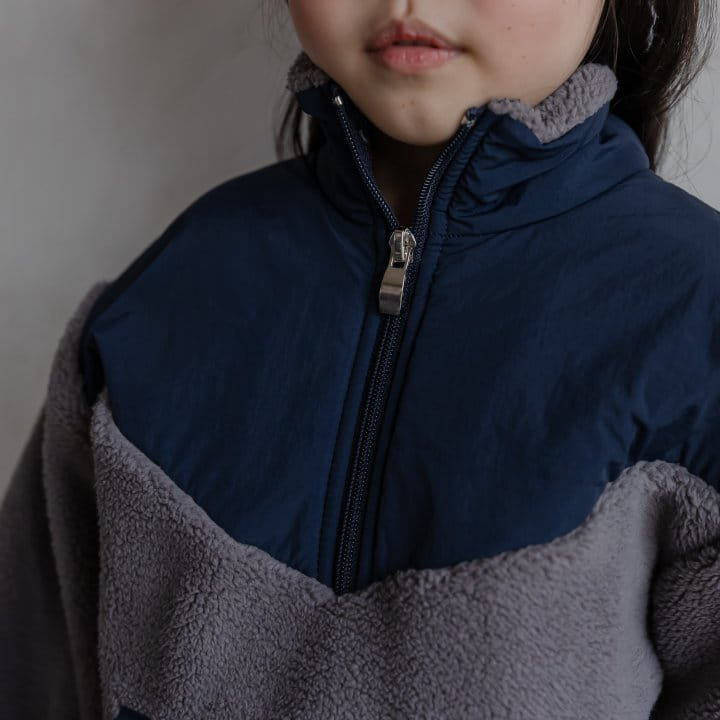 HONEYBEE - Korean Children Fashion - #Kfashion4kids - Color Fleece Sweatshirt - 8