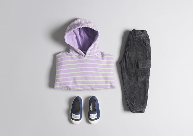 HYVAA - Korean Children Fashion - #Kfashion4kids - Sweet Stripes Hoody - 3