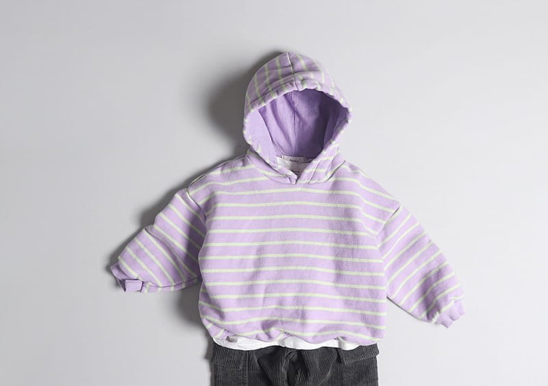 HYVAA - Korean Children Fashion - #Kfashion4kids - Sweet Stripes Hoody - 5
