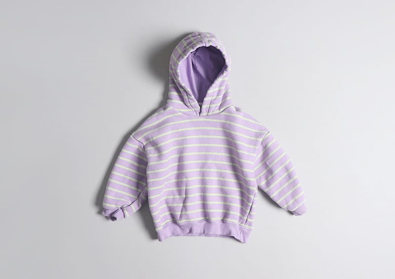 HYVAA - Korean Children Fashion - #Kfashion4kids - Sweet Stripes Hoody - 6
