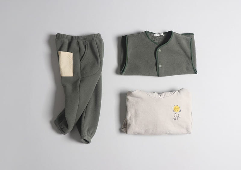 HYVAA - Korean Children Fashion - #Kfashion4kids - Please Top Bottom Set - 4