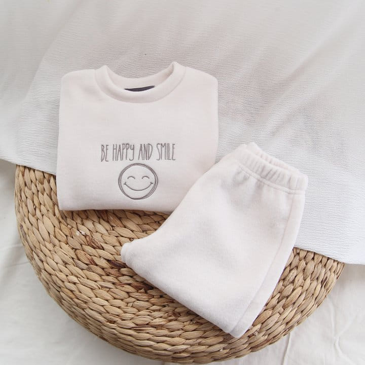 J-ROOM - Korean Children Fashion - #Kfashion4kids - Creamy Embroidery Top Bottom Set - 10