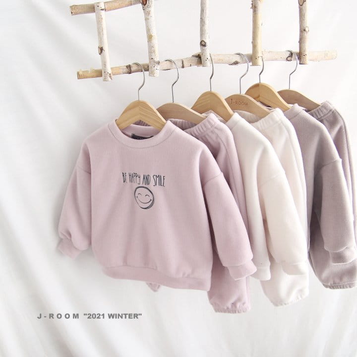 J-ROOM - Korean Children Fashion - #Kfashion4kids - Creamy Embroidery Top Bottom Set - 3