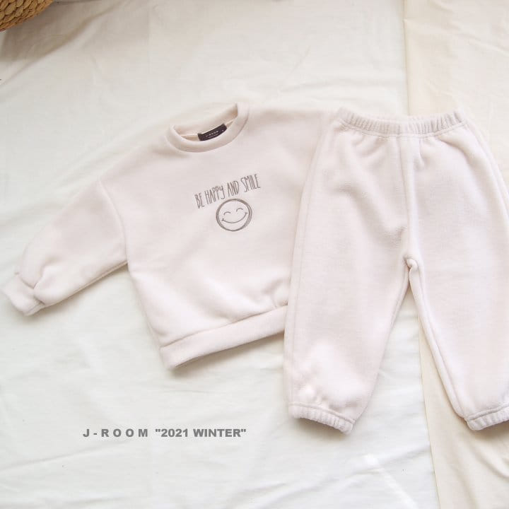 J-ROOM - Korean Children Fashion - #Kfashion4kids - Creamy Embroidery Top Bottom Set - 5