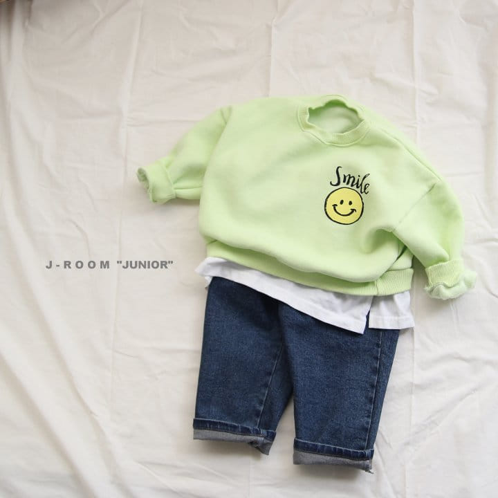 J-ROOM - Korean Children Fashion - #Kfashion4kids - Fleece Baggy Jeans - 2