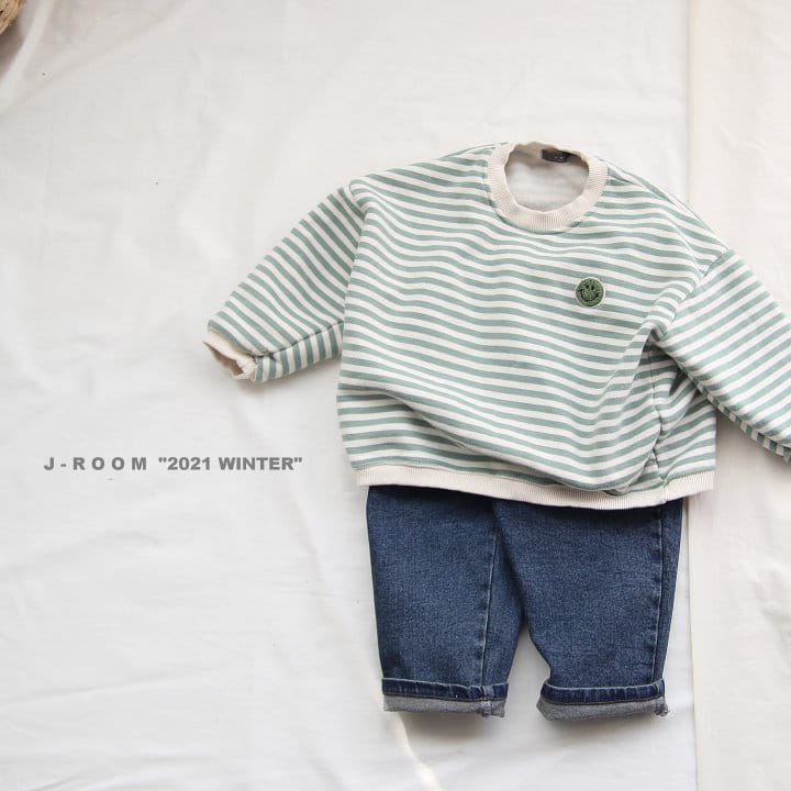 J-ROOM - Korean Children Fashion - #Kfashion4kids - Fleece Baggy Jeans - 3