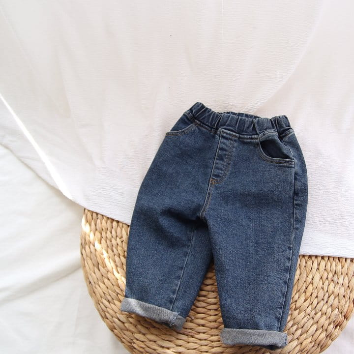 J-ROOM - Korean Children Fashion - #Kfashion4kids - Fleece Baggy Jeans - 5