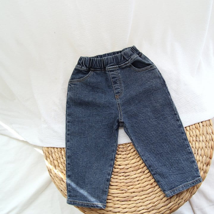 J-ROOM - Korean Children Fashion - #Kfashion4kids - Fleece Baggy Jeans - 6