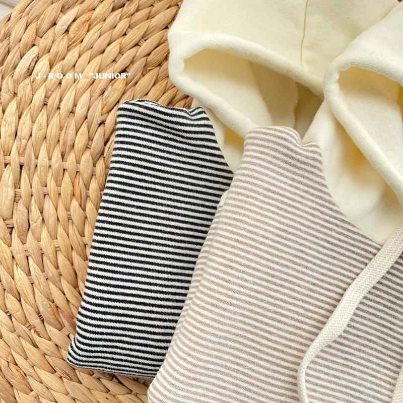 J-ROOM - Korean Children Fashion - #Kfashion4kids - Piping Stripes Hoody - 11