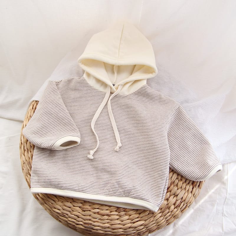 J-ROOM - Korean Children Fashion - #Kfashion4kids - Piping Stripes Hoody - 5