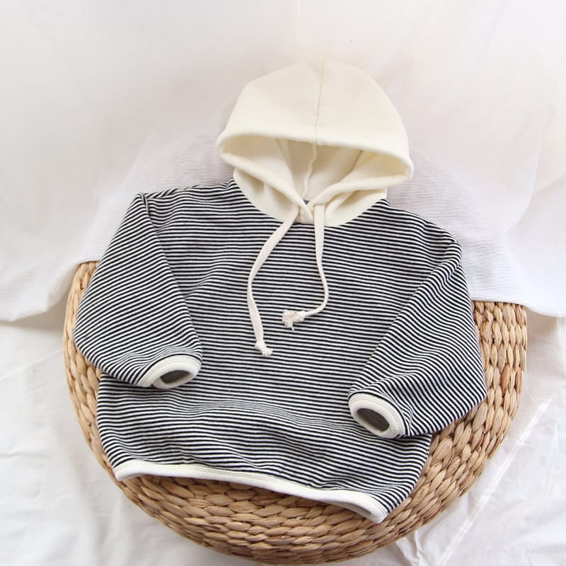 J-ROOM - Korean Children Fashion - #Kfashion4kids - Piping Stripes Hoody - 6