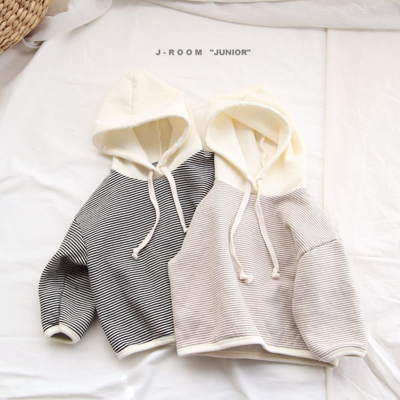 J-ROOM - Korean Children Fashion - #Kfashion4kids - Piping Stripes Hoody - 7