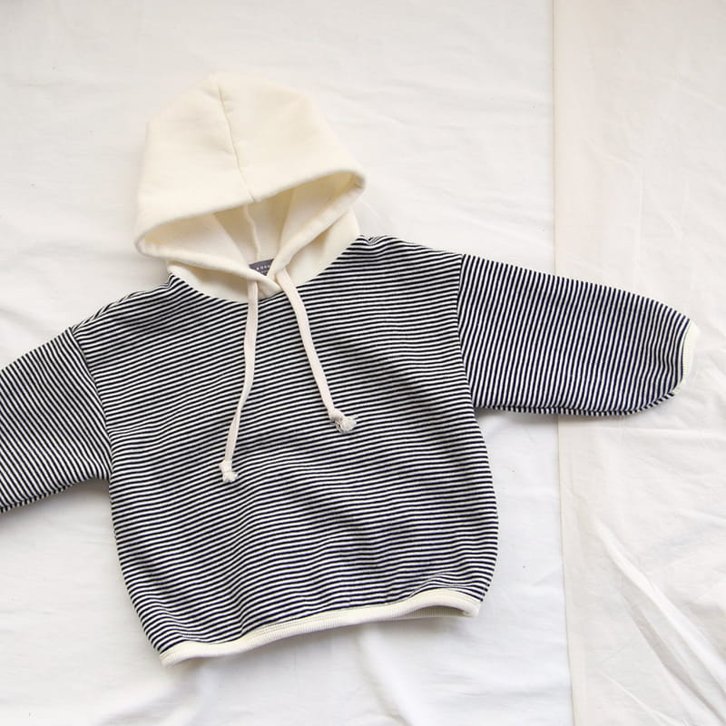 J-ROOM - Korean Children Fashion - #Kfashion4kids - Piping Stripes Hoody - 8