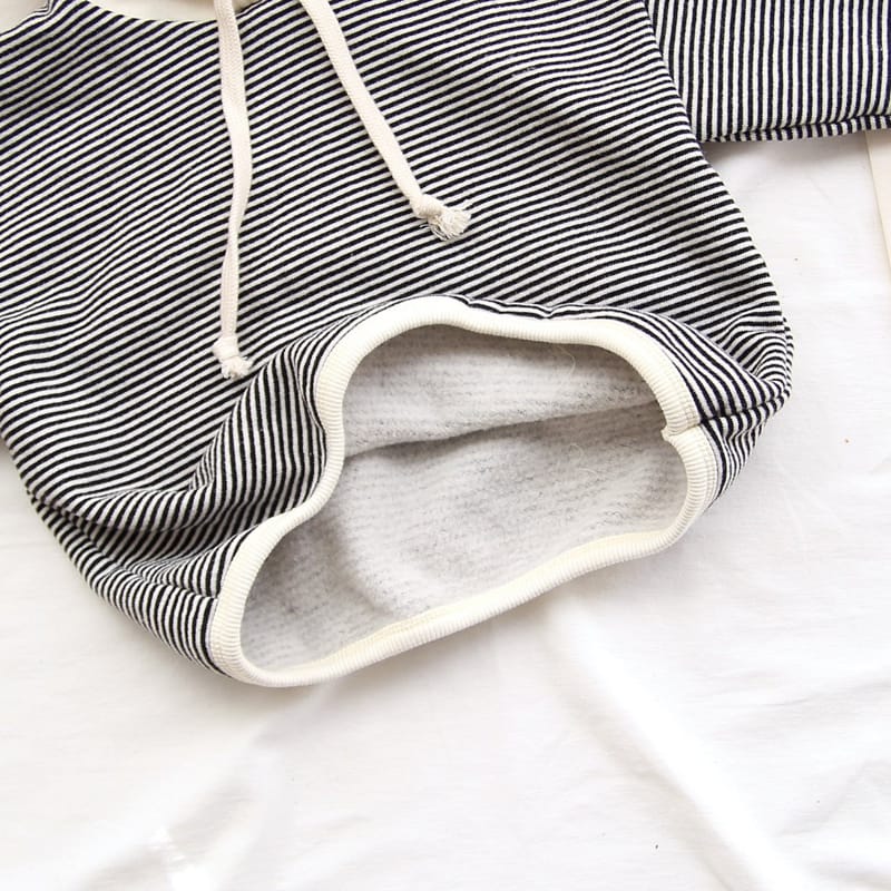 J-ROOM - Korean Children Fashion - #Kfashion4kids - Piping Stripes Hoody - 9