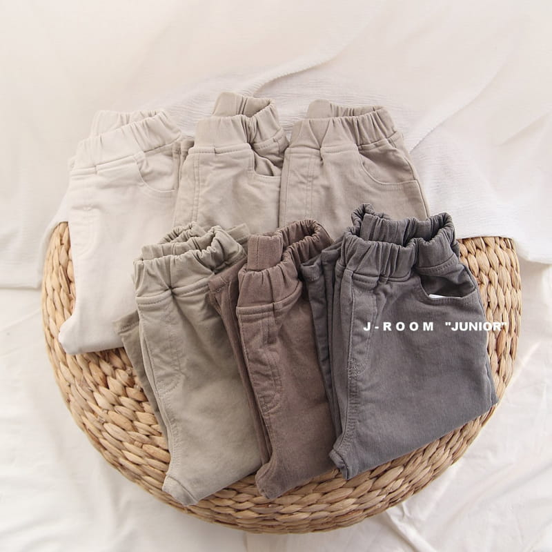 J-ROOM - Korean Children Fashion - #Kfashion4kids - Fleecve Span Baggy Pants - 3